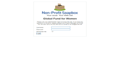 Desktop Screenshot of globalfw.nonprofitsoapbox.com