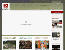Tablet Screenshot of machik.nonprofitsoapbox.com