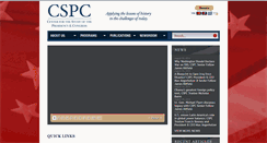 Desktop Screenshot of cspc.nonprofitsoapbox.com