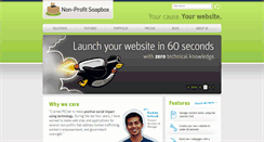 Desktop Screenshot of nonprofitsoapbox.com