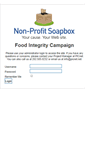 Mobile Screenshot of foodintegrity.nonprofitsoapbox.com