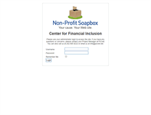 Tablet Screenshot of cfi.nonprofitsoapbox.com